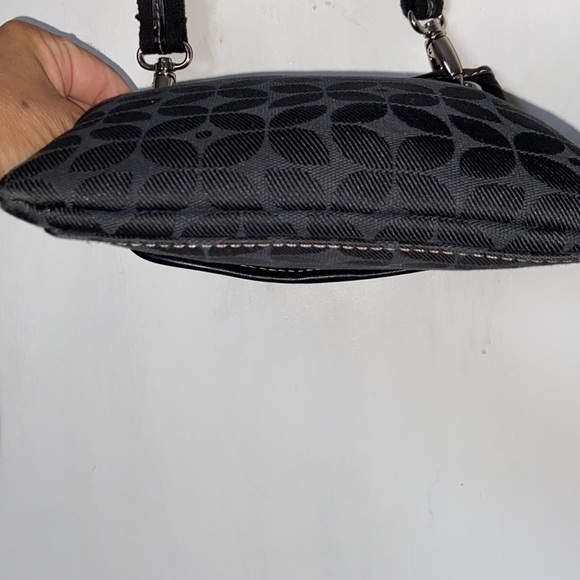 Fossil & Vera Bradley 2 crossbody black canvas and floral print EUC - Picture 7 of 16